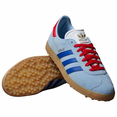 adidas Gazelle Spikeless Golf 'Clear Sky Scarlet' IH8553 Shop adidas Gazelle Spikeless Golf 'Clear Sky Scarlet' IH8553