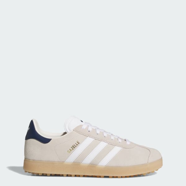 Adidas Gazelle Spikeless Golf Shoes Chalk White/Cloud White/Night Indigo HP7073