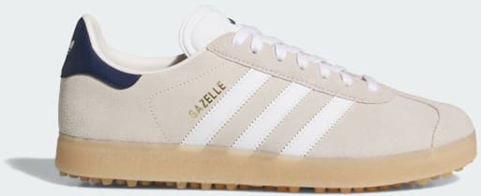 Adidas Gazelle 無釘高爾夫鞋 白/雲白/午夜靛藍 HP7073 Buy Adidas Gazelle 無釘高爾夫鞋 白/雲白/午夜靛藍 HP7073