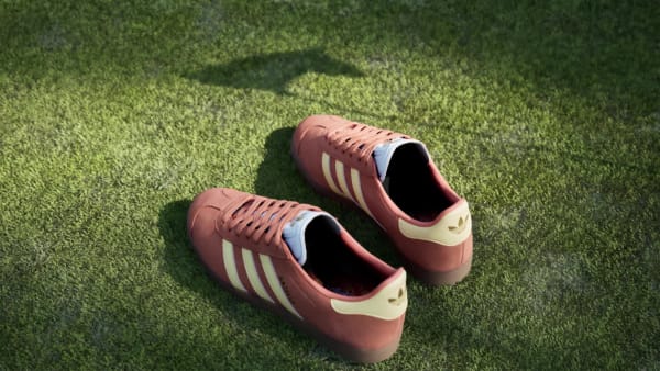 Lookbook Adidas Gazelle Spikeless Golfschuhe Orange/Weiß Ice Tangerine HP7074