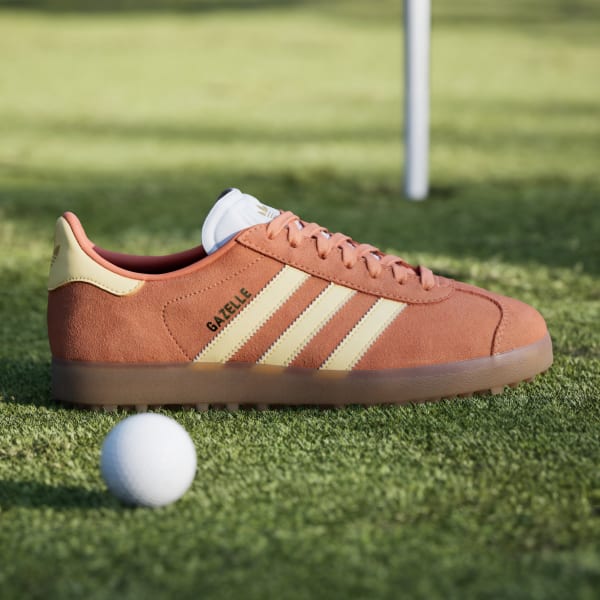 Shop Adidas Gazelle Spikeless Golfschuhe Orange/Weiß Ice Tangerine HP7074