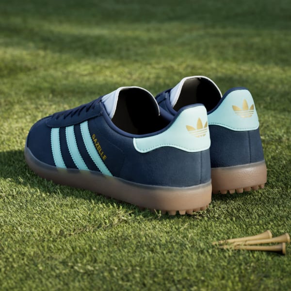 Sizing adidas Gazelle Spikeless Golf Shoes Night Indigo/Clear Mint/Cloud White JR4464