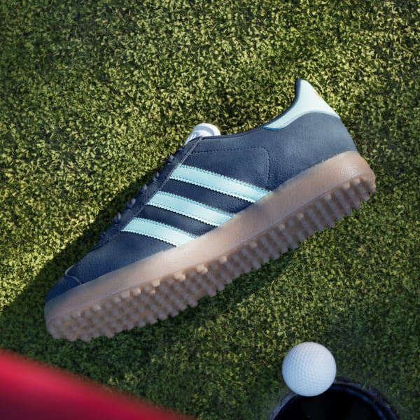 Cheap adidas Gazelle Spikeless Golf Shoes Night Indigo/Clear Mint/Cloud White JR4464