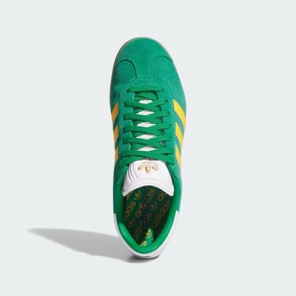 Order adidas Gazelle Spikeless Hijau/Kuning Kru/Putih Awan KJ5428