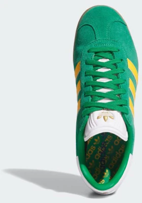adidas Gazelle Spikeless Hijau/Kuning Kru/Putih Awan KJ5428 Order adidas Gazelle Spikeless Hijau/Kuning Kru/Putih Awan KJ5428