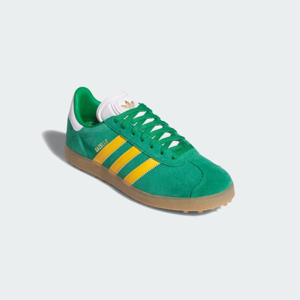 Shop adidas Gazelle Spikeless Hijau/Kuning Kru/Putih Awan KJ5428