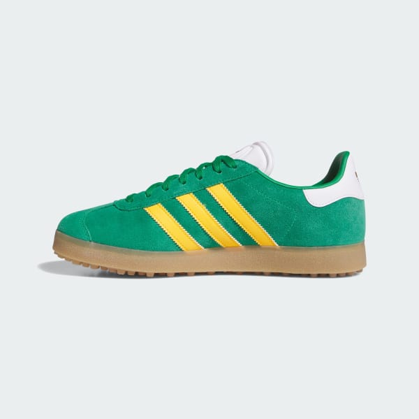 Details for adidas Gazelle Spikeless Hijau/Kuning Kru/Putih Awan KJ5428