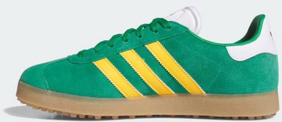 adidas Gazelle Spikeless Hijau/Kuning Kru/Putih Awan KJ5428 Details for adidas Gazelle Spikeless Hijau/Kuning Kru/Putih Awan KJ5428