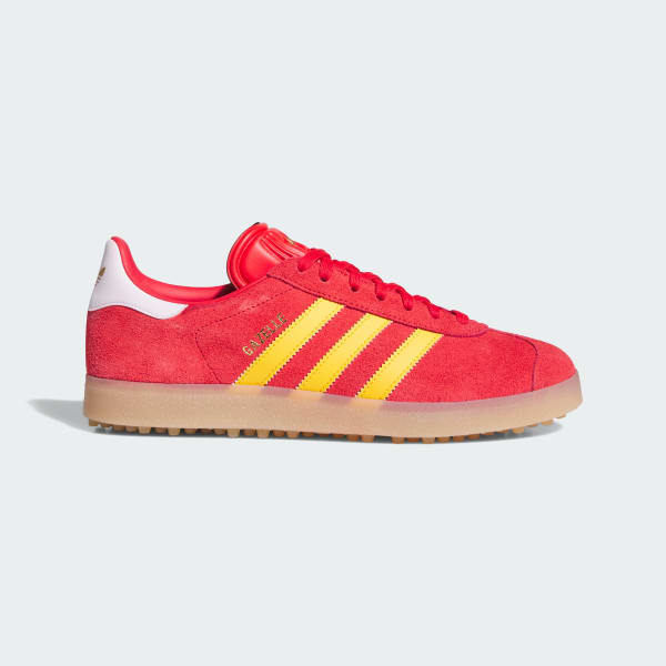 adidas Gazelle Spikeless Pure Ruby/Crew Yellow/Gum KJ5429