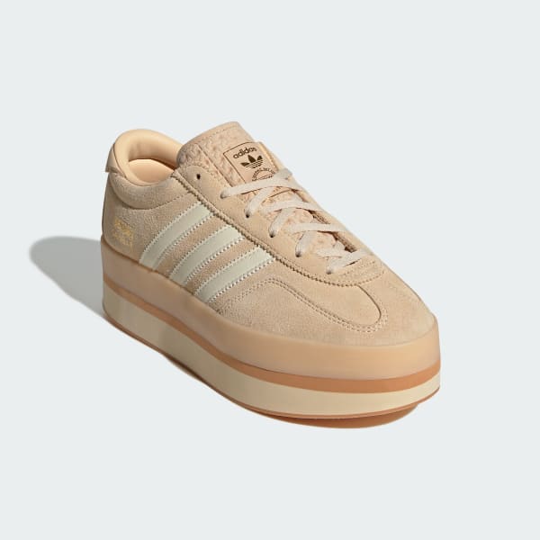Shop (W) Adidas Gazelle 厚底沙色/膠底/奶白色 JQ7666
