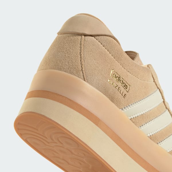 Cheap (W) Adidas Gazelle 厚底沙色/膠底/奶白色 JQ7666
