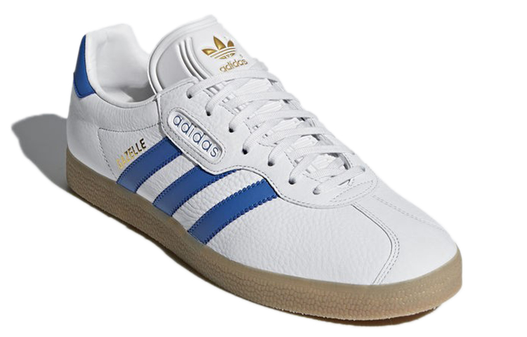 Lookbook 阿迪达斯 Gazelle Super “白色粉蓝” CQ2798