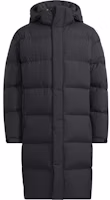 adidas GD Puffy Long Down Hooded Coat Winter Black Unisex Warm Jacket H23084 adidas GD Puffy Long Down Hooded Coat Winter Black Unisex Warm Jacket H23084