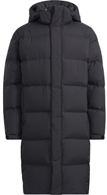 adidas GD Puffy Long Down Hooded Coat Winter Black Unisex Warm Jacket H23084 Buy adidas GD Puffy Long Down Hooded Coat Winter Black Unisex Warm Jacket H23084