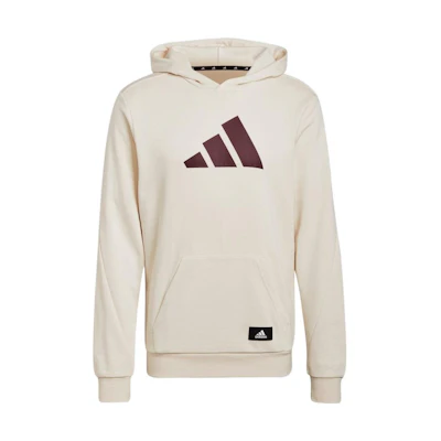 adidas Geometric Logo Print Hoodie Japanese Version Off-White HA1411