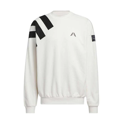 adidas Geometric Print Crewneck Sweatshirt White - IM8232