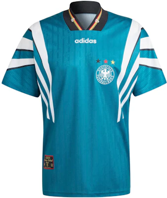adidas Jerman 1996 Away Jersey Baju Olahraga Sepak Bola Warna Hijau Tua IT7751 Buy adidas Jerman 1996 Away Jersey Baju Olahraga Sepak Bola Warna Hijau Tua IT7751