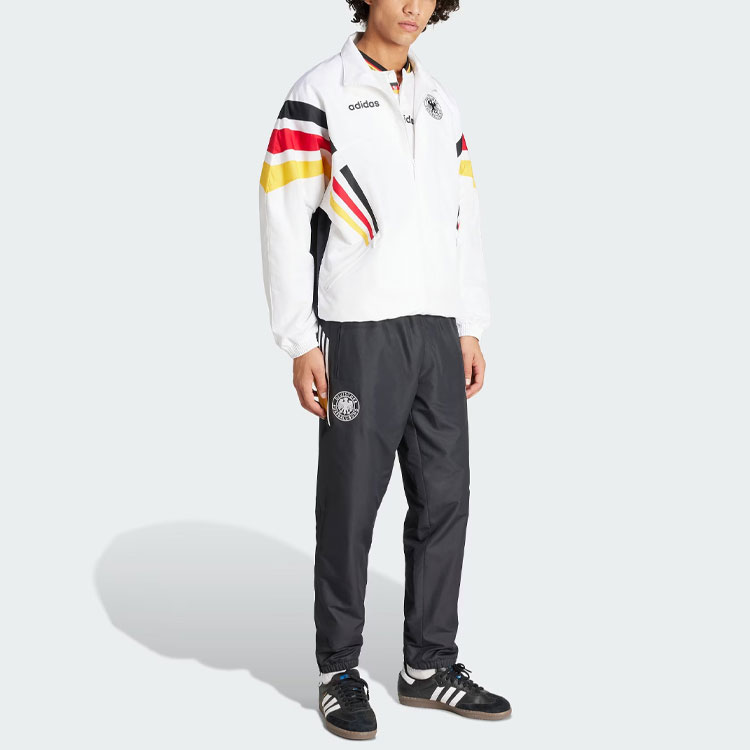 Purchase 阿迪达斯德国1996复古足球风黑白夹克 IT7752