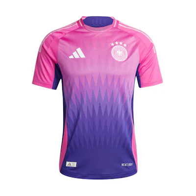 adidas Germany 2024 Away Authentic Jersey Gradient Purple-Red Football Shirt. IP8166