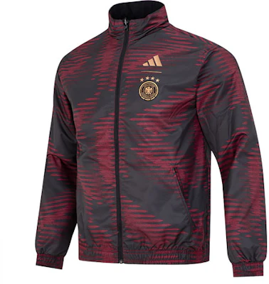 adidas 德國隊世界杯雙面運動外套 黑色 HF4058 Shop adidas 德國隊世界杯雙面運動外套 黑色 HF4058