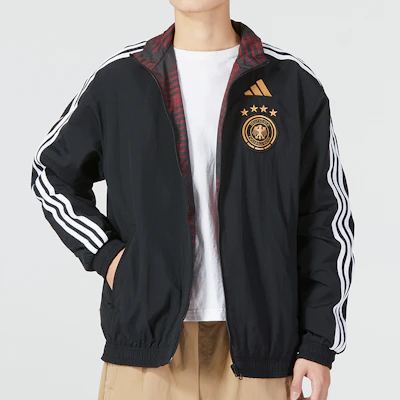 adidas 德國隊世界杯雙面運動外套 黑色 HF4058 1