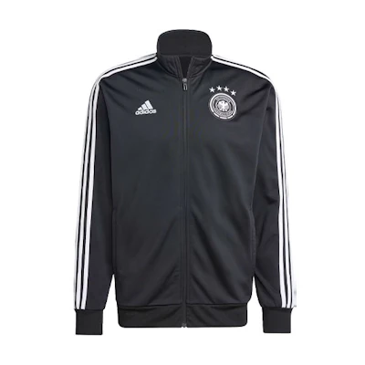 adidas Germany DNA Track Top Black Retro Sports Jacket with 3-Stripes IT9762