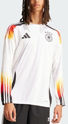 adidas Germany Home Fan Long-Sleeve Football Jersey White IP6129 Shop adidas Germany Home Fan Long-Sleeve Football Jersey White IP6129