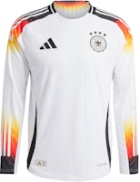 adidas Germany Home Player Edition Slim Fit Raglan Long Sleeve Jersey White Men. IZ1619 adidas Germany Home Player Edition Slim Fit Raglan Long Sleeve Jersey White Men. IZ1619