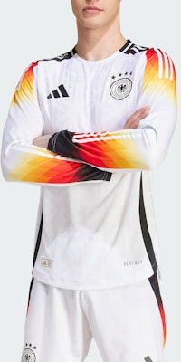 adidas 德國主場球員版修身版長袖運動衫 白色 男款。 IZ1619 Shop adidas 德國主場球員版修身版長袖運動衫 白色 男款。 IZ1619