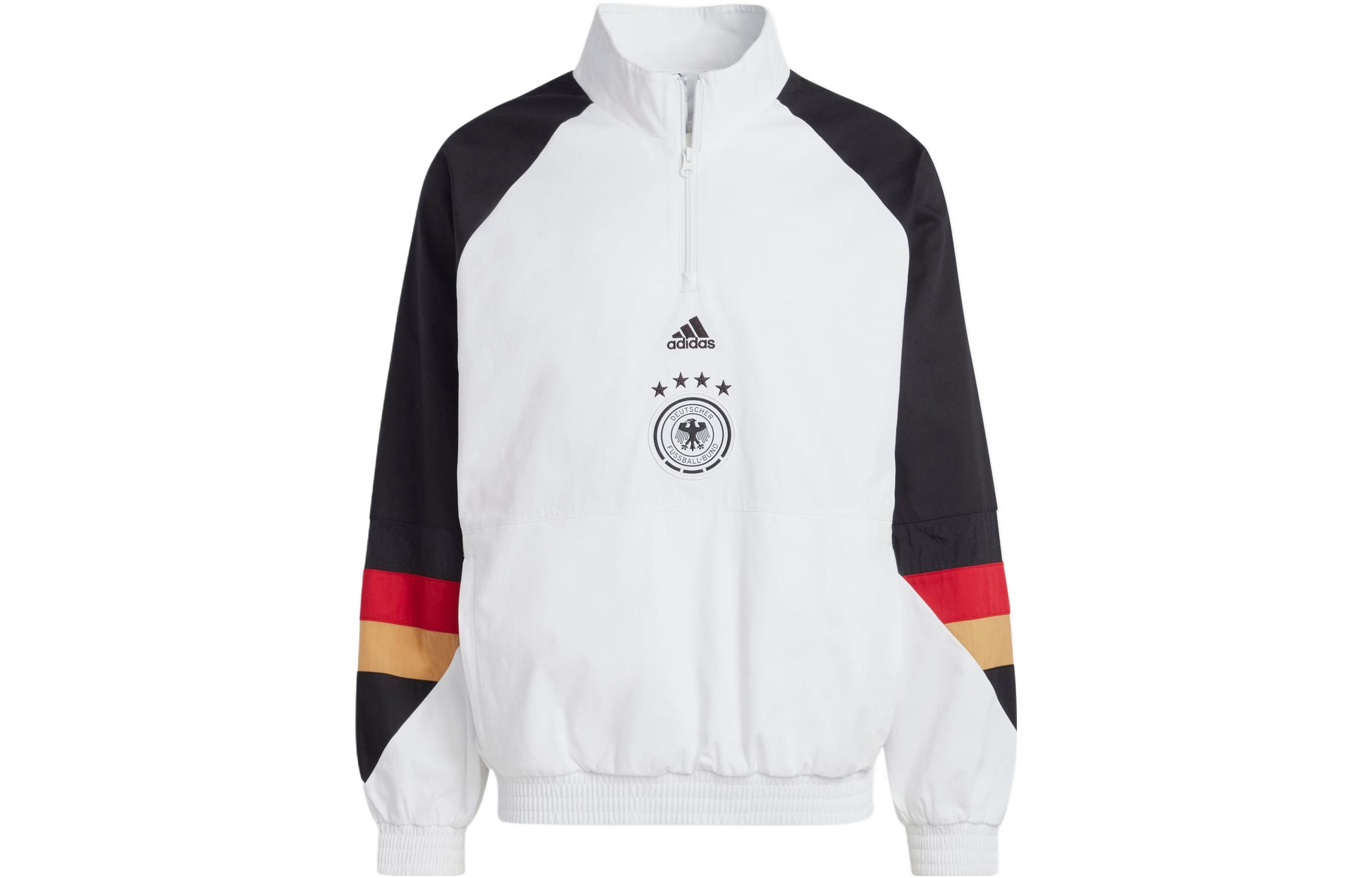 adidas Germany Logo Printed Retro Track Jacket White () HF4072