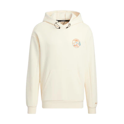 adidas Gfx Hood Swt Abstract Graphic Pullover Hoodie Beige Unisex HN2017
