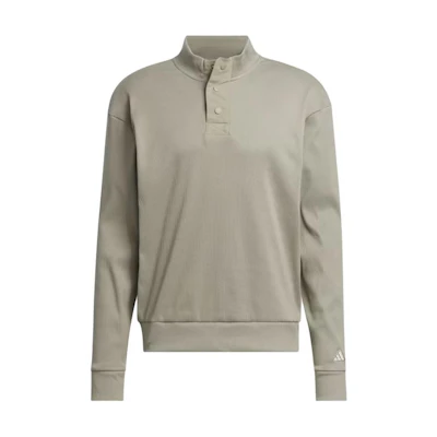 adidas GO-TO Cosy Pullover Olive Green Retro Oversized Sweatshirt IL0579