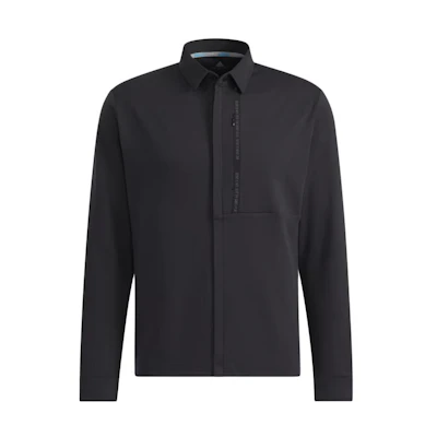 adidas Go-To Recycled Polyester Full-Zip Jacket Black Long Sleeve Shirt GT3313