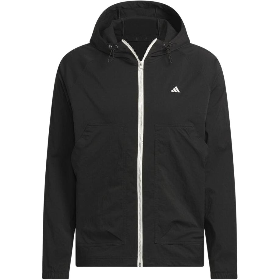 adidas GO-TO Soft Comfortable Windbreaker Jacket Black IL0581