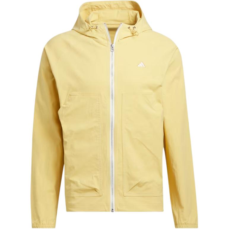 adidas GO-TO UTILITY DWR Golf Soft Hoodie Jacket Oatmeal Color IT2359