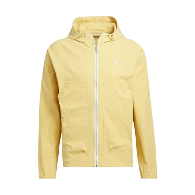 adidas GO-TO UTILITY DWR Golf Soft Hoodie Jacket Oatmeal Color IT2359