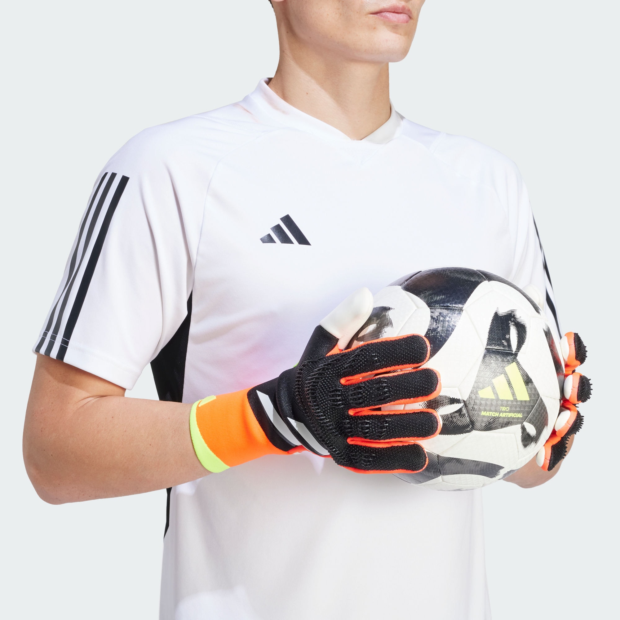 Details for adidas Goalkeeper Gloves Non-Slip Recycled Polyester Spandex Nylon Unisex IQ4034