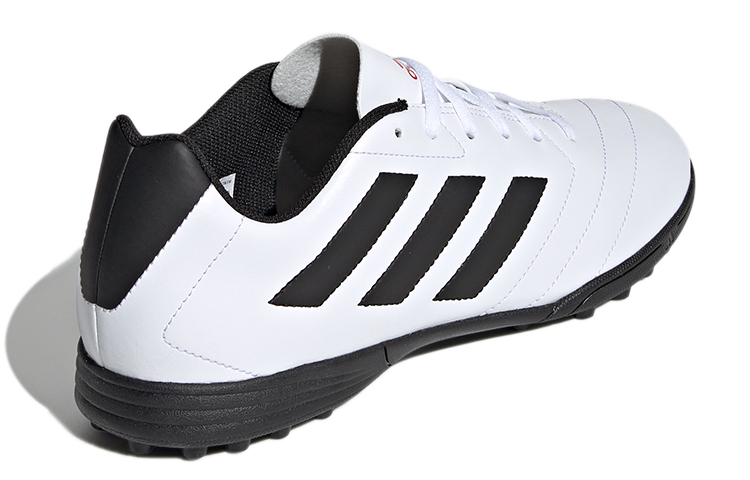 Shop Chaussures de Foot adidas Goletto VII TF Noir Blanc Résistantes et Confortables EF7247