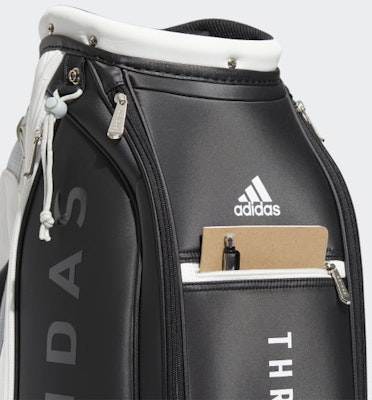 adidas Golf Bag Large Capacity Durable PU Gym Bag Unisex Black White HG5753 Details for adidas Golf Bag Large Capacity Durable PU Gym Bag Unisex Black White HG5753