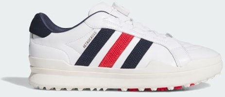 Adidas Golf RetroCross Gripmore Boa Spikeless Shoes Cloud White/Collegiate Navy/Lucid Red HP3717 Adidas Golf RetroCross Gripmore Boa Spikeless Shoes Cloud White/Collegiate Navy/Lucid Red HP3717