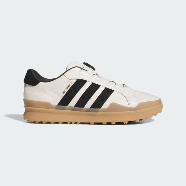 Adidas Golf RetroCross Gripmore Boa Spikeless Shoes Chalk White/Core Black/Gum HP3718