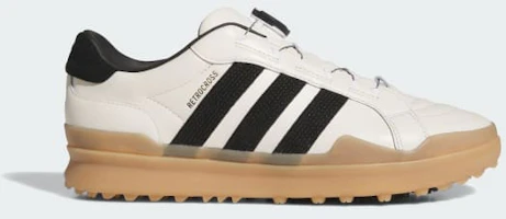 Adidas Golf RetroCross Gripmore Boa Spikeless Shoes Chalk White/Core Black/Gum HP3718 Adidas Golf RetroCross Gripmore Boa Spikeless Shoes Chalk White/Core Black/Gum HP3718
