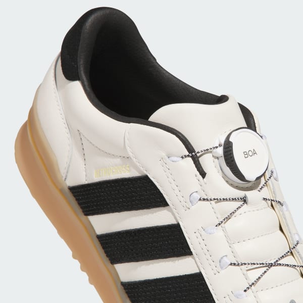 Sizing Adidas Golf RetroCross Gripmore Boa Spikeless Kasut Putih/Kuning/Hitam. HP3718
