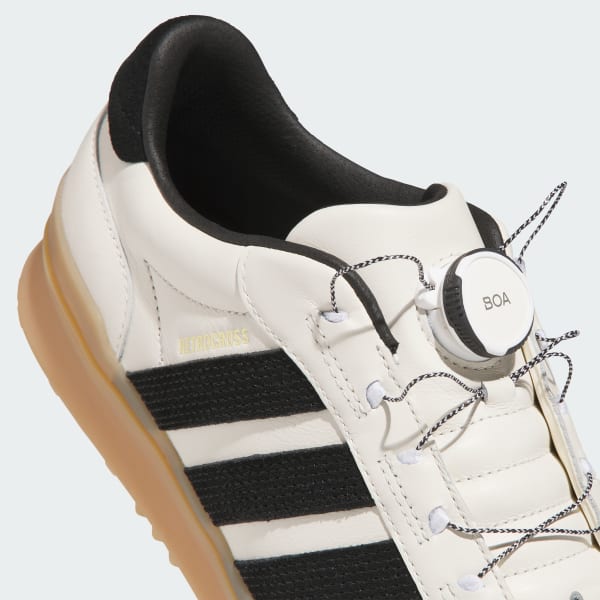 Cheap Adidas Golf RetroCross Gripmore Boa Spikeless Kasut Putih/Kuning/Hitam. HP3718