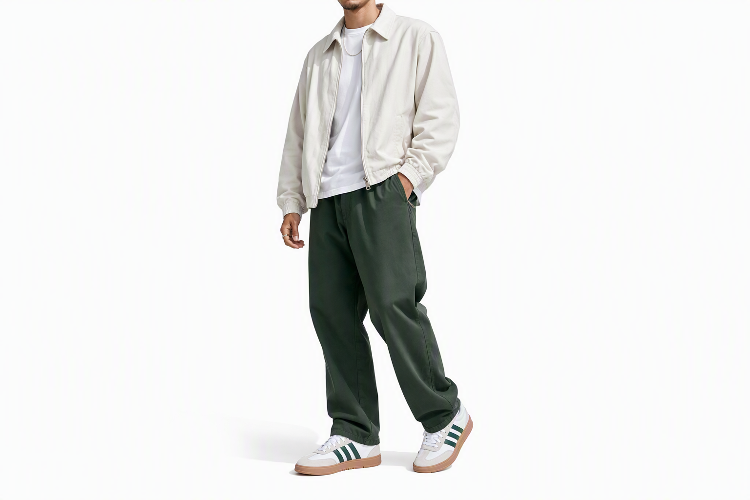Order adidas Gradas ''Weiß Dunkelgrün'' IE9043