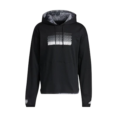 adidas Gradient Logo Basketball Hoodie Black HI5824