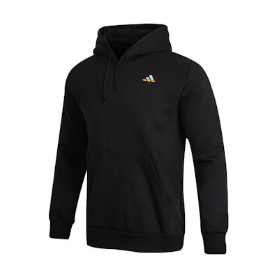 adidas Gradient Logo Print Pullover Sweatshirt Black IA6676