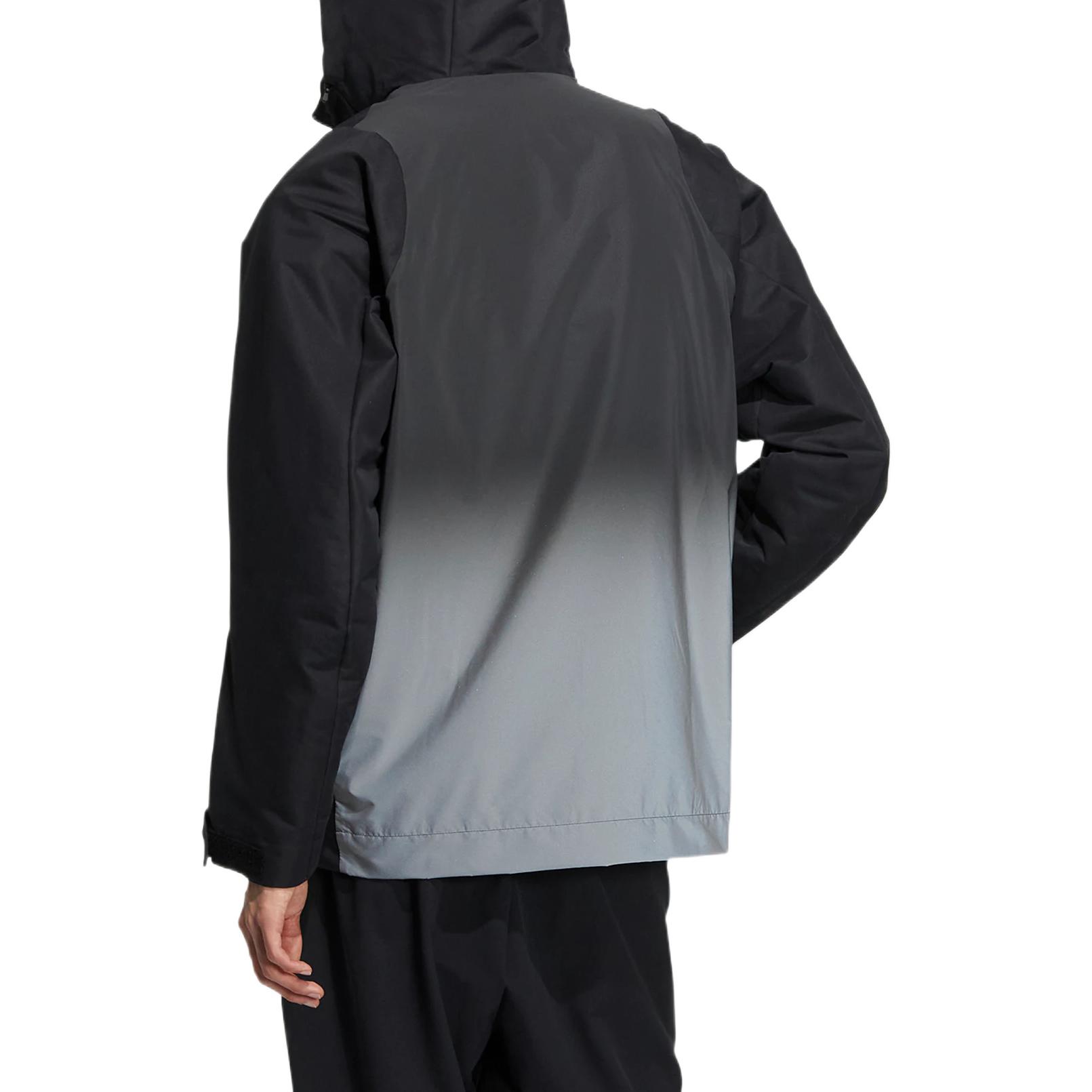 Shop adidas Jaket Hoodie Gradient Logo Hitam HY5829