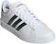 Lookbook Adidas Grand Court 2.0 Kasut 'Putih Hitam' GW9204