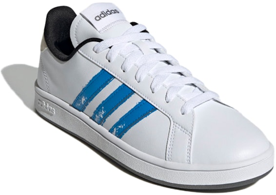 아디다스 그랜드 코트 "베이스 비욘드 - 화이트 블루 러쉬" GZ0987 Lookbook 아디다스 그랜드 코트 "베이스 비욘드 - 화이트 블루 러쉬" GZ0987